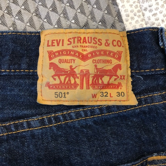 Levi’s 501® Original Fit Men’s Jeans - Picture 5 of 6